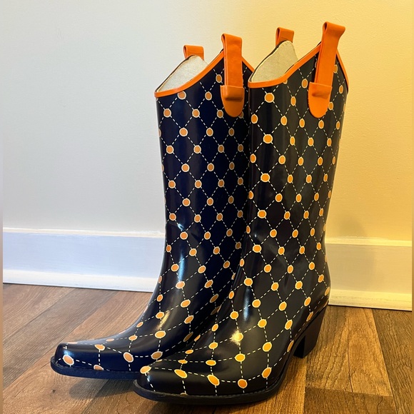 Auburn Stadium Stompers Women's Rain Boots size 7 - Picture 1 of 8